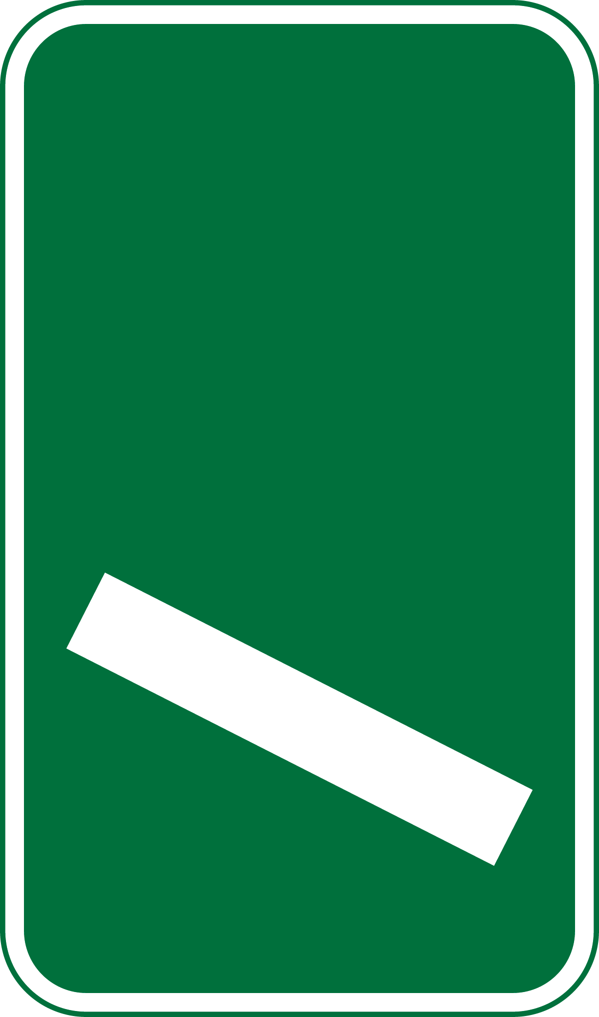 100 yards to a roundabout or the next point at which traffic may leave a primary route