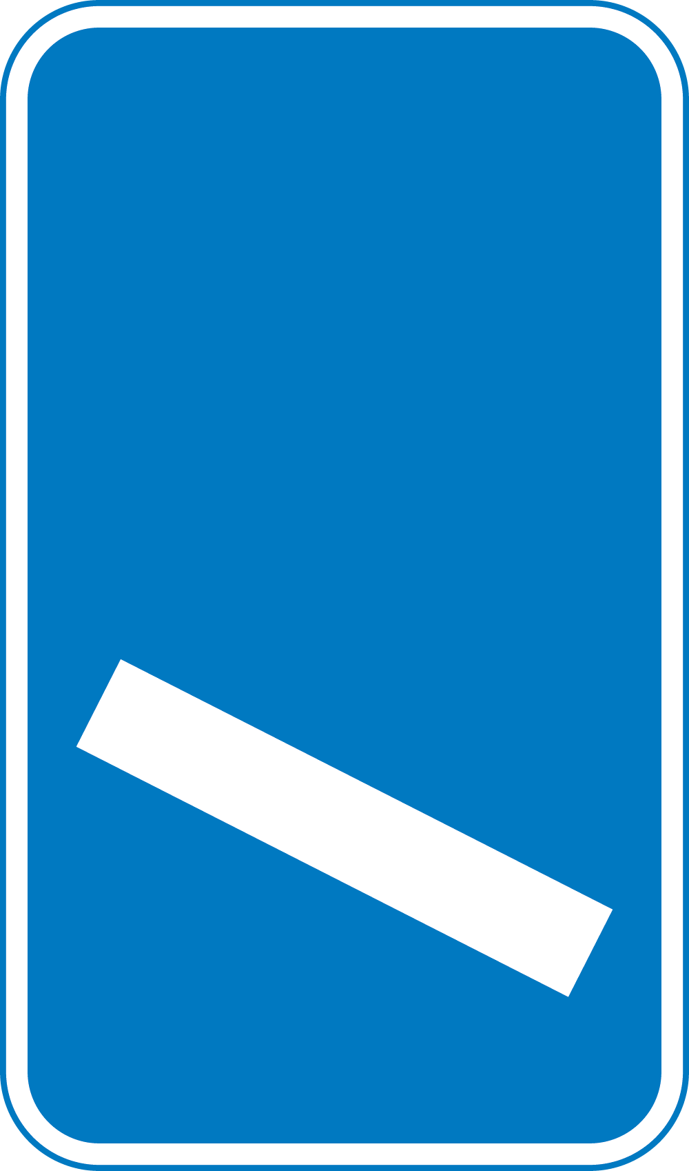 100 yards to a roundabout or the next point at which traffic may leave a route