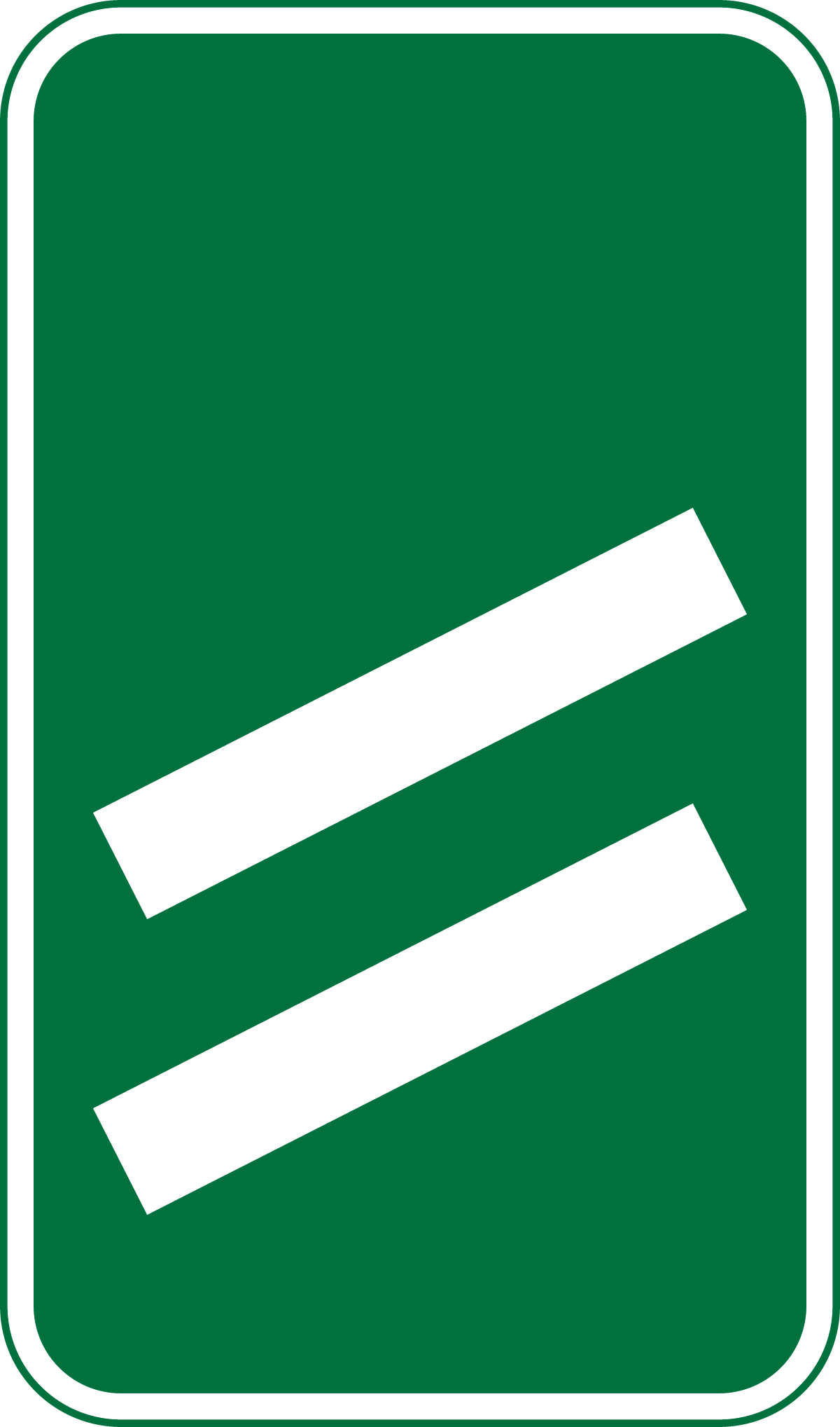 200 yards to a roundabout or the next point at which traffic may leave a primary route