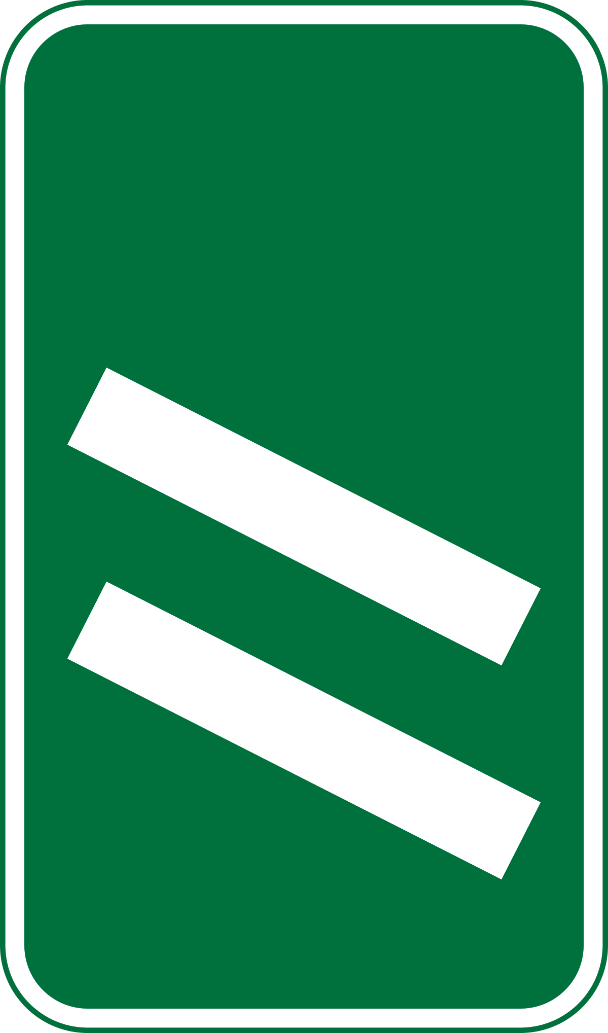 200 yards to a roundabout or the next point at which traffic may leave a non-primary route