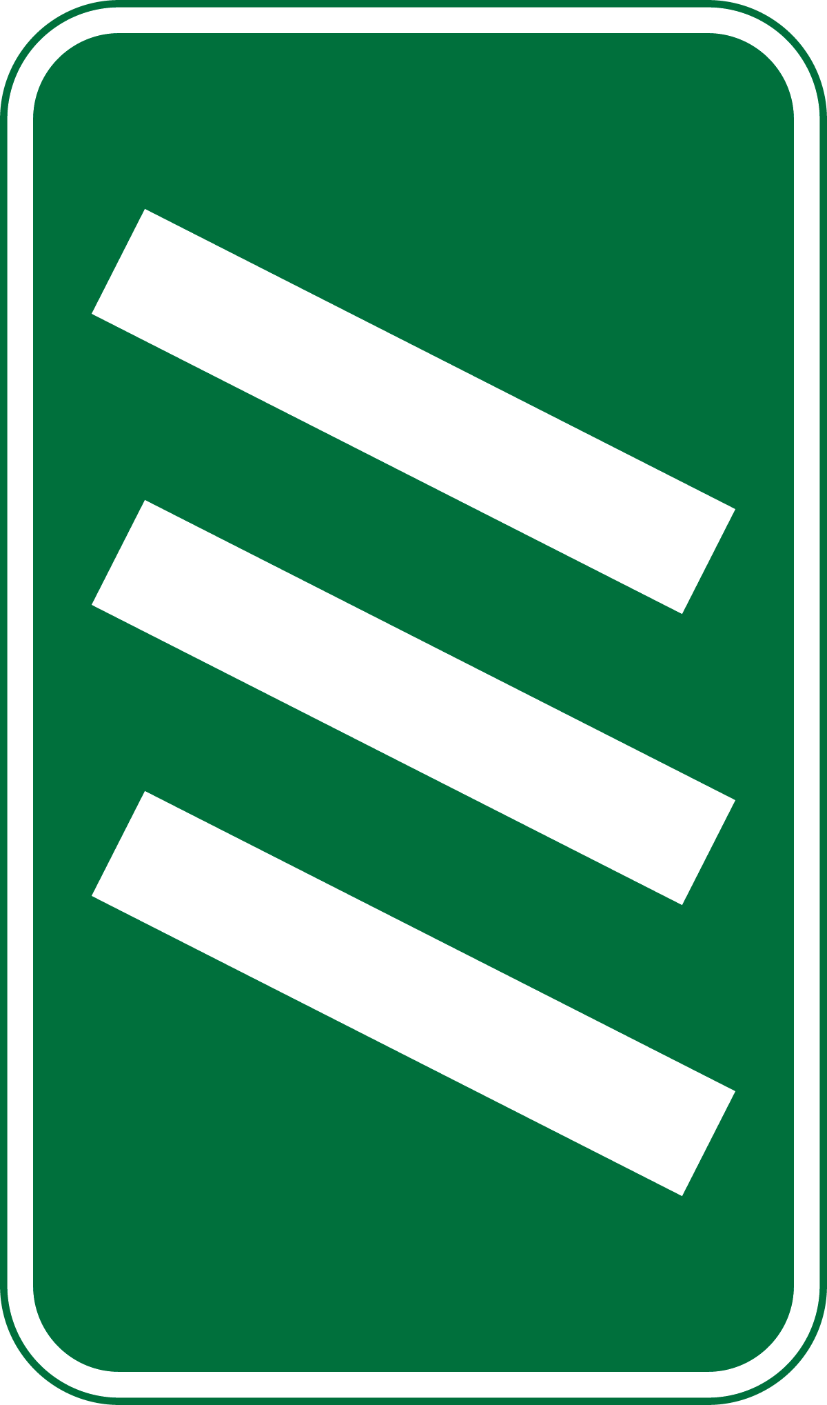300 yards to a roundabout or the next point at which traffic may leave a primary route