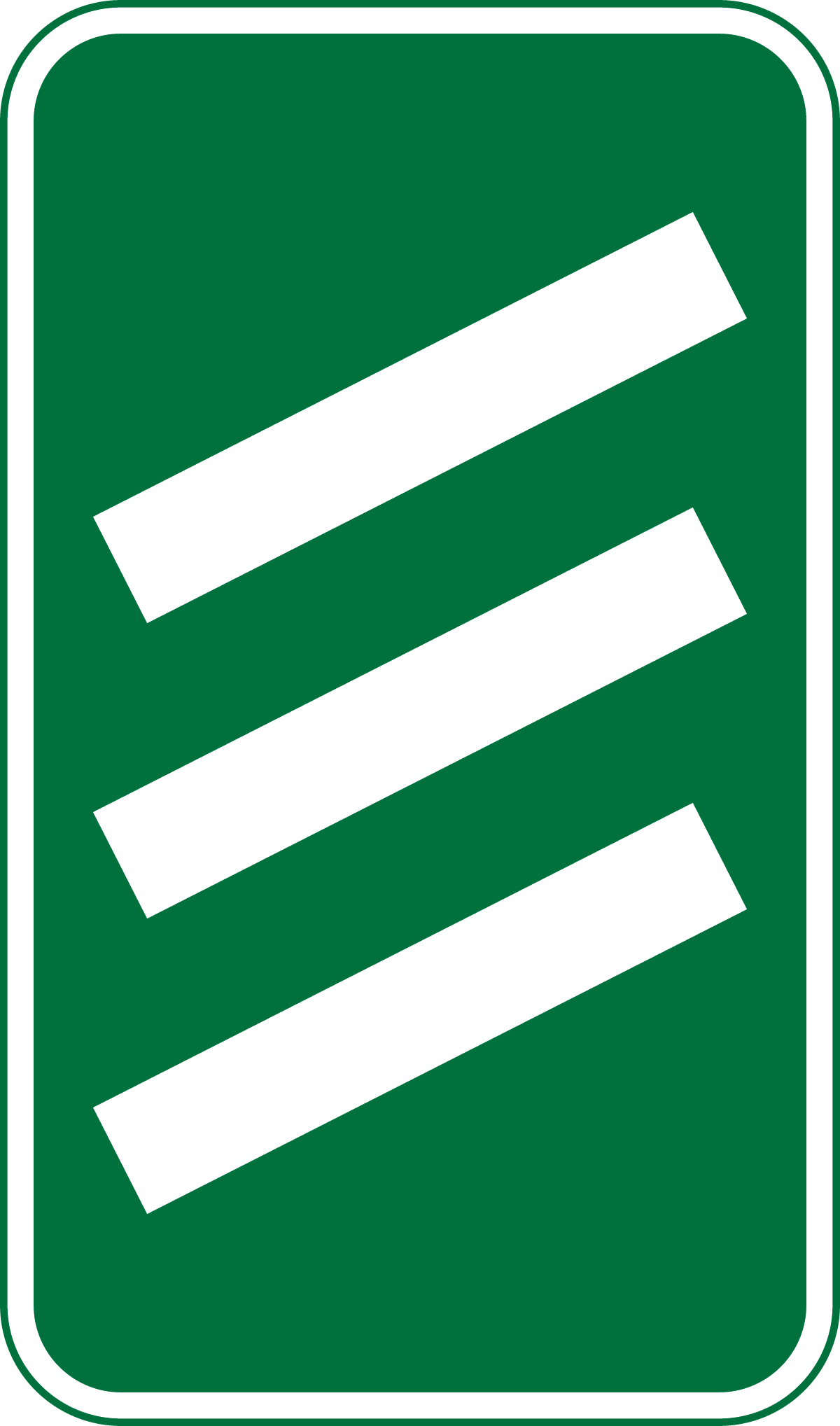 300 yards to a roundabout or the next point at which traffic may leave a non-primary route