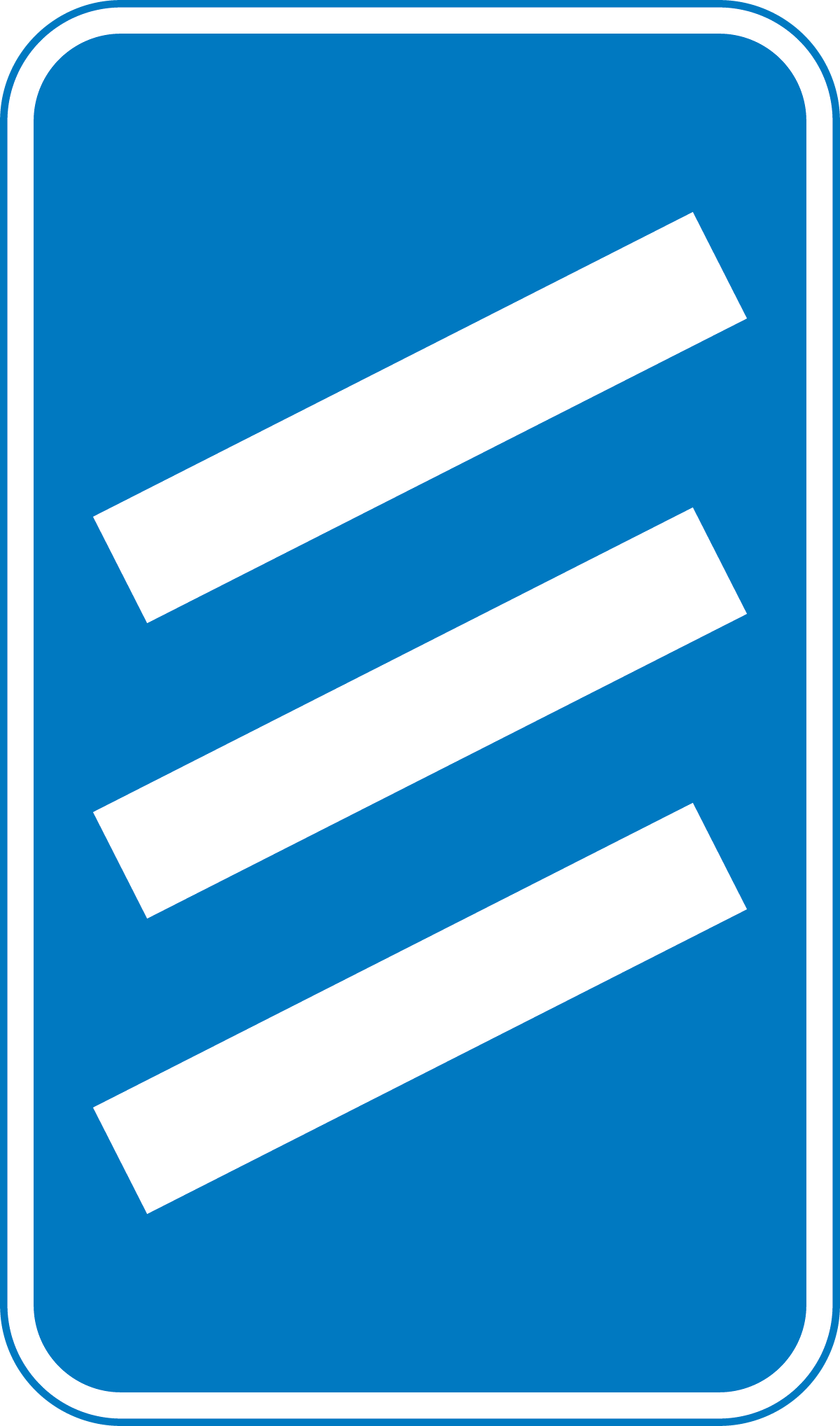 300 yards to a roundabout or the next point at which traffic may leave a route