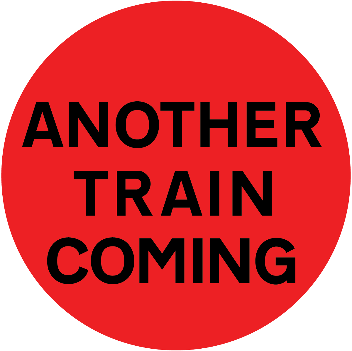 Another train or tramcar may be about to pass over the level crossing