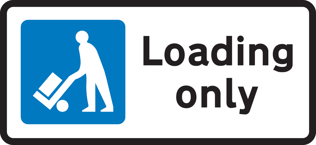 Bay reserved for loading and unloading